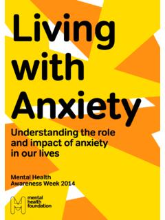 Living with Anxiety - Mental Health Foundation