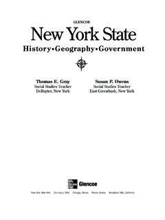 New York State History Book - Glencoe