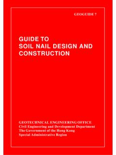 GUIDETO SOIL NAIL DESIGN AND CONSTRUCTION