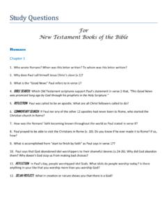 study quest 45 nt rom - Big Picture Bible Study …