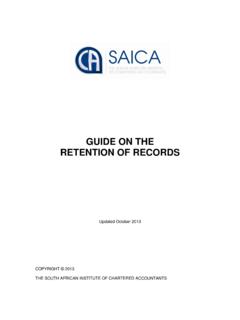 GUIDE ON THE RETENTION OF RECORDS - MD Acc