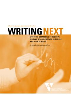 Writing Next: Effective Strategies to Improve Writing of ...