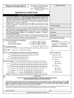 Application for Limited Permit