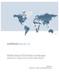 Global Smart Grid Vendor Landscape - northeast …