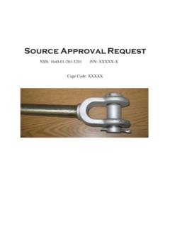 Source Approval Request - Defense Logistics Agency