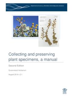 Collecting and preserving plant specimens, a manual