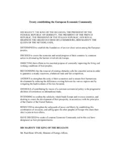 Treaty establishing the European Economic Community