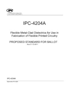 Proposed Standard for BALLOT - IPC-4204A as of 7 …