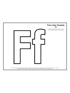 Free Letter Template Ff - quality-kids-crafts.com