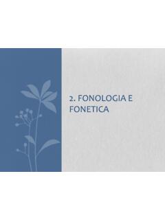 2. FONOLOGIA E FONETICA - Universit&#224; degli studi di Macerata