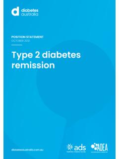 Type 2 diabetes remission