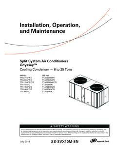 Odyssey Cooling Condenser 6 to 25 Tons / Installation ...