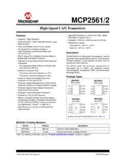 MCP2561/2 Data Sheet - Northwestern University