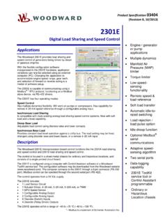 Digital Load Sharing Speed Control - MSHS Group