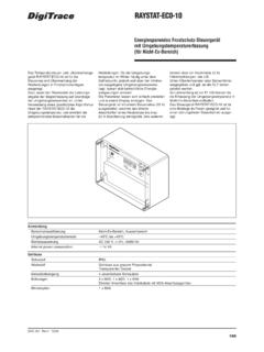RAYSTAT-EC0-10 - systectherm.ch