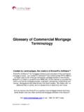 Glossary of Commercial Mortgage Terminology - LendingApps