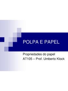 POLPA E PAPEL - madeira.ufpr.br