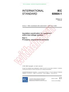 INTERNATIONAL IEC STANDARD 60664-1