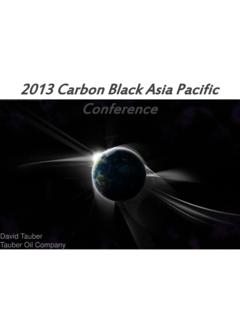 TAUBER Carbon Black Asia Pacific Conference …