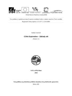 CCNA Exploration – Z&#225;klady s&#237;t&#237; - slechta.jan.sweb.cz