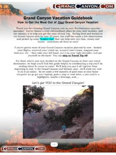 Grand Canyon Vacation Guidebook
