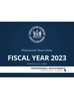 Financial Overview FISCAL YEAR 2023