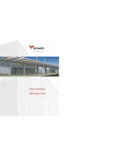 Steel Cladding, Rooﬁng &amp; Trims - Vicwest