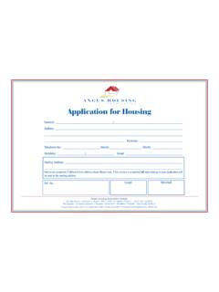 Application for Housing - Angus Housing | Website