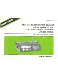 PRO-2021 Programmable Scanner 20-113