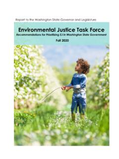 Environmental Justice Task Force - Wa