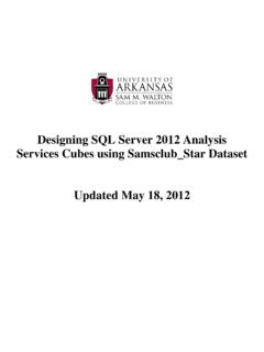 Designing SQL Server 2012 Analysis Services Cubes …