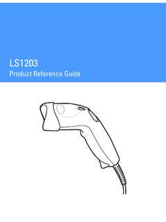 LS1203 Product Reference Guide - Zebra Technologies