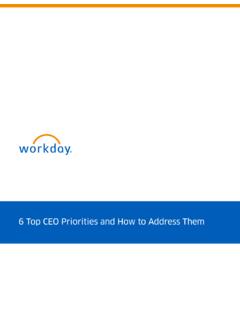 6 Top CEO Priorities and How to Address Them - Workday, Inc.