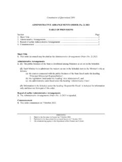 Administrative Arrangements Order (No. 2) 2021