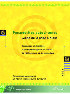 Perspectives autochtones : Guide de la bo&#238;te &#224; outils