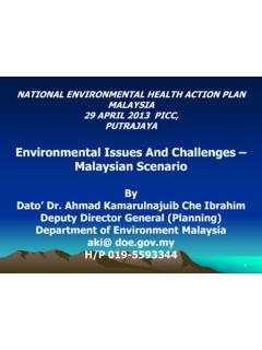 Environmental Issues And Challenges Malaysian Scenario