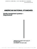 AMERICAN NATIONAL STANDARD - Quality Web Based …
