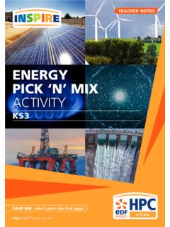 ENERGY PICK ‘N’ MIX ACTIVITY