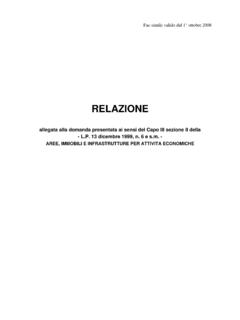 RELAZIONE - modulistica.provincia.tn.it