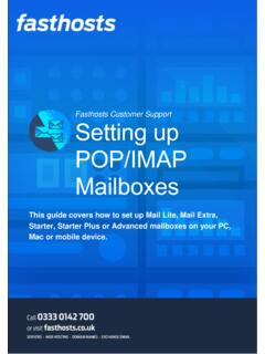 Advanced Mailbox Setup Guide - Fasthosts