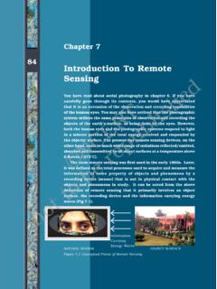 Chapter 7 84 Introduction To Remote Sensing