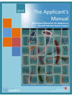 The Applicant’s Manual