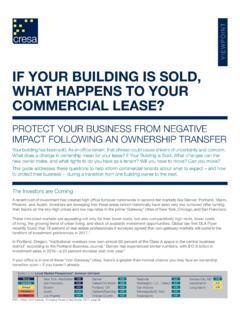 IF YOUR BUILDING IS SOLD, WHAT HAPPENS TO YOUR …