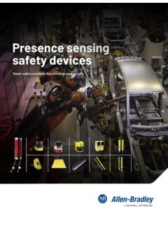 Presence Sensing Safety Devices