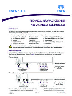 Axle weights and load distribution - P&amp;O …