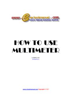 HOW TO USE MULTIMETER - Mason Monitoring