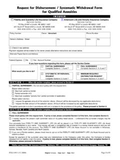 Request for Disbursement / Systematic Withdrawal Form for ...