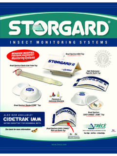 INSECT MONITORING SYSTEMS - Trece