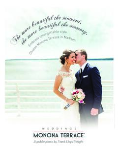 WEDDINGS - Monona Terrace