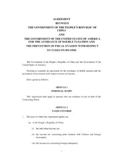 AGREEMENT BETWEEN THE GOVERNMENT OF …